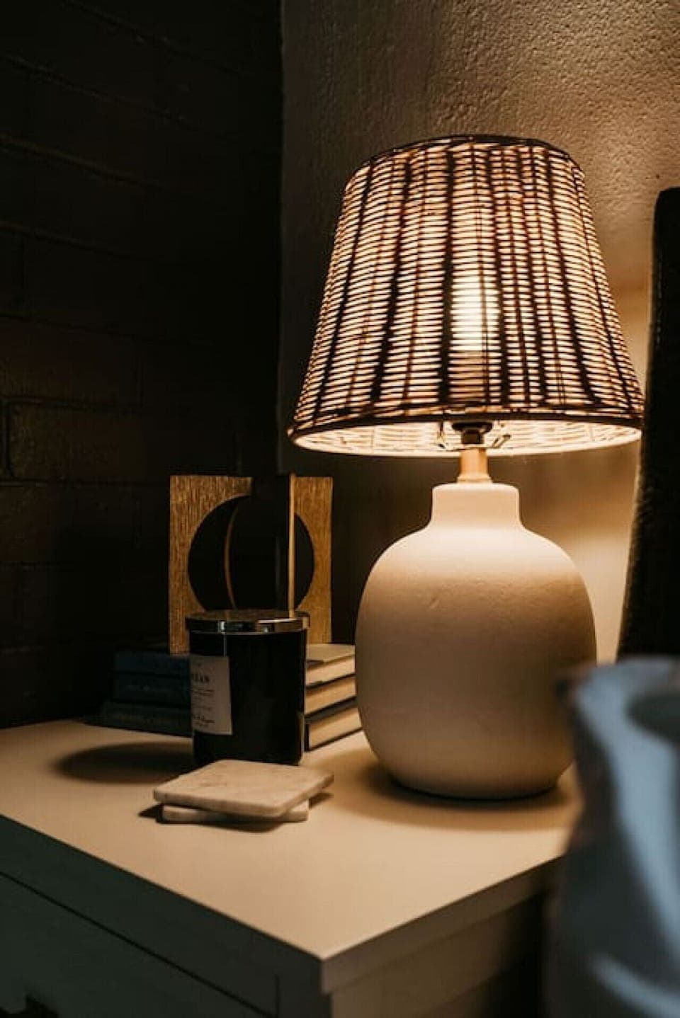 Illuminated Lamp – A Warm Glow in the Night