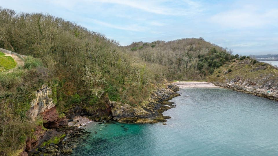 Sea at the end of The Cove site