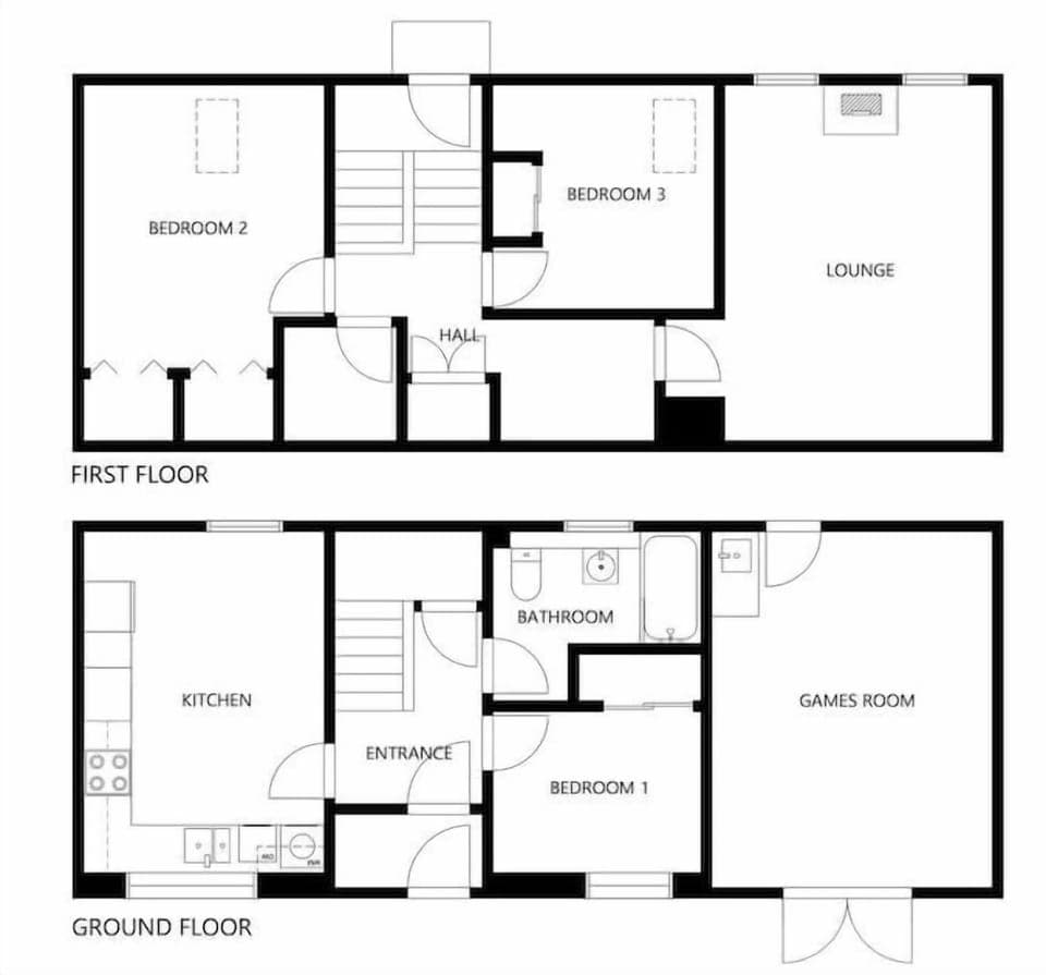 Floor layout of the property
