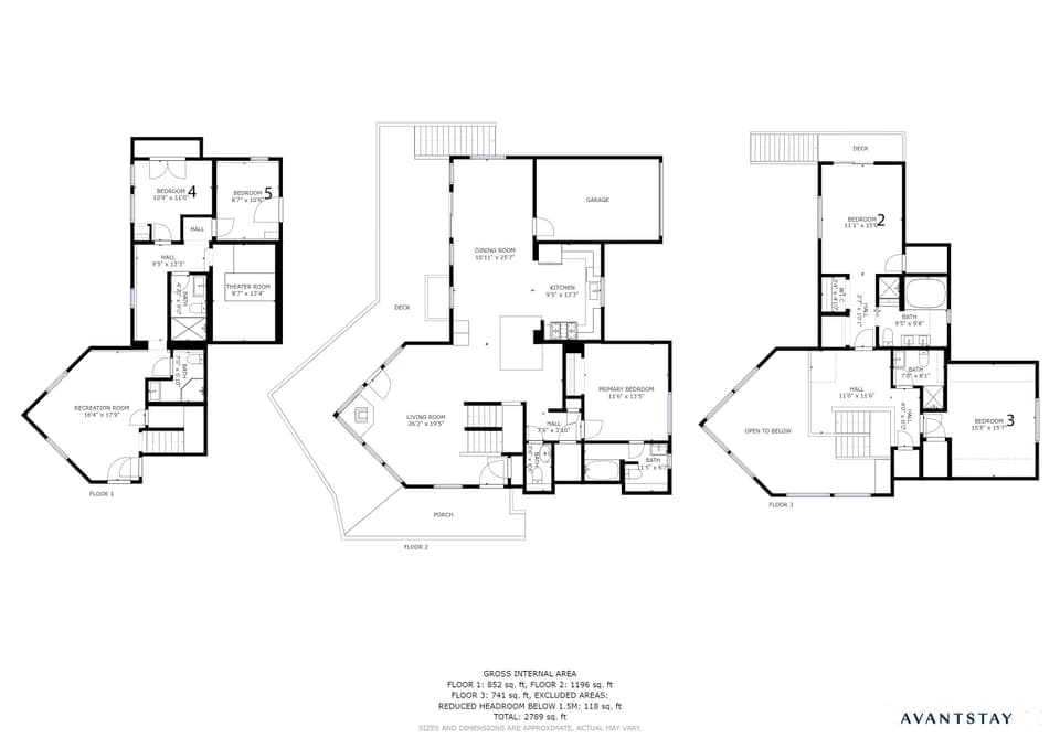 Floor plan of Timberline.