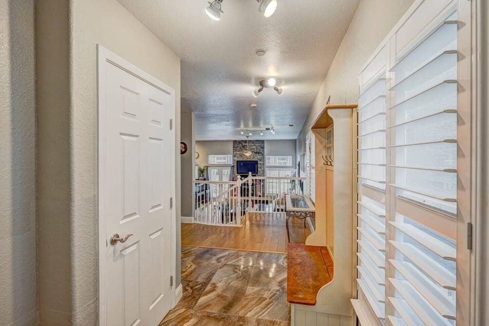 Entryway opens up to your home away from home.