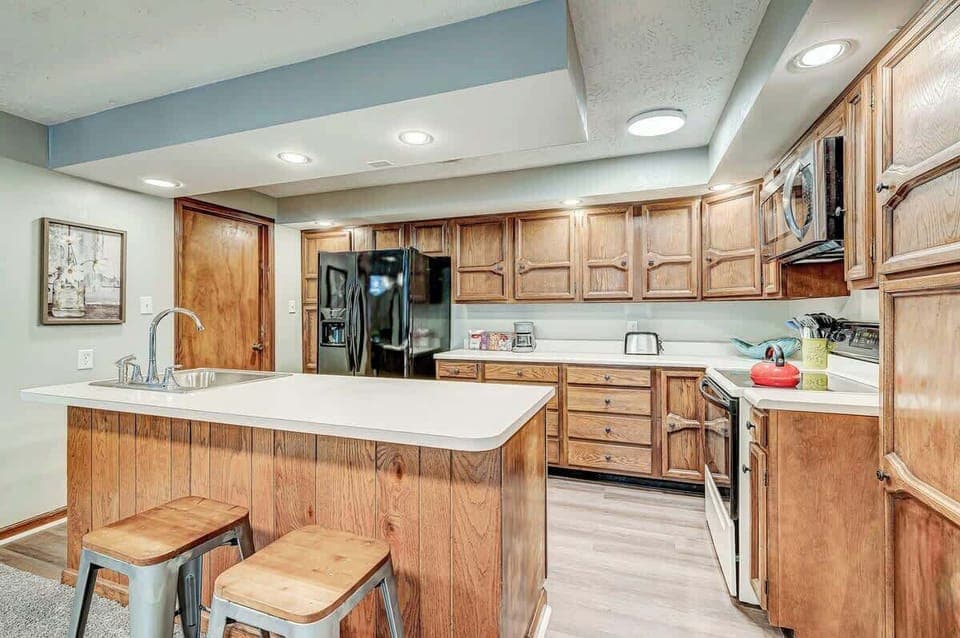 Fully equipped kitchen