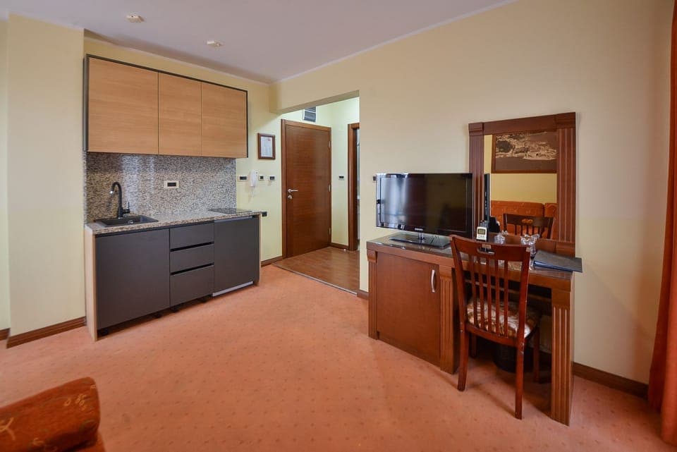 32-inch LCD TV with premium channels, TV