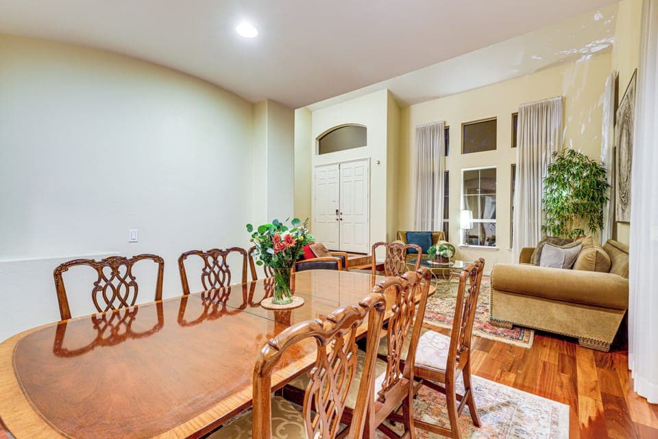Dining Area | Dishware & Flatware | 1st Floor