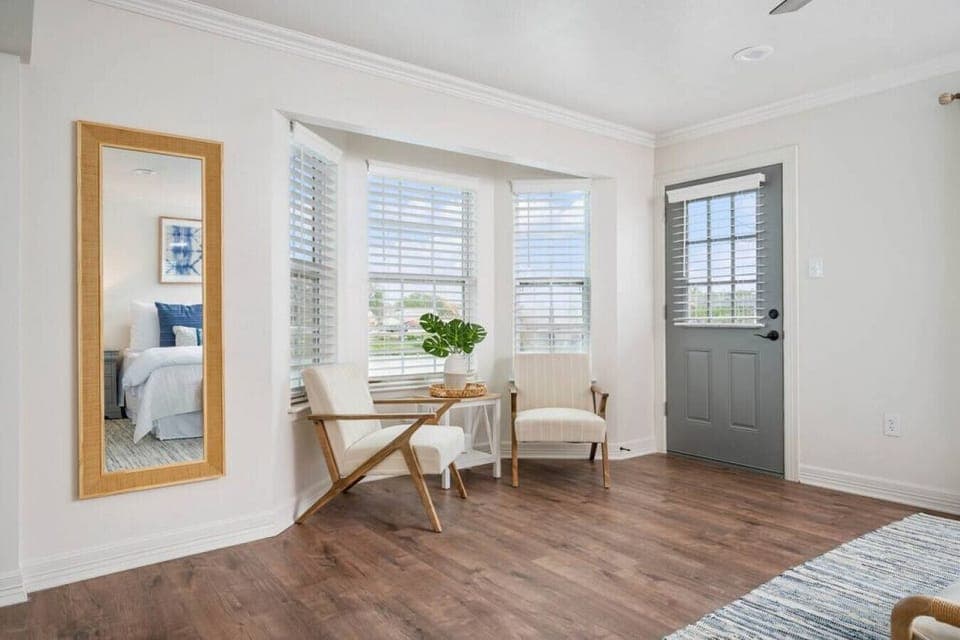 Seating area in master ensuite
