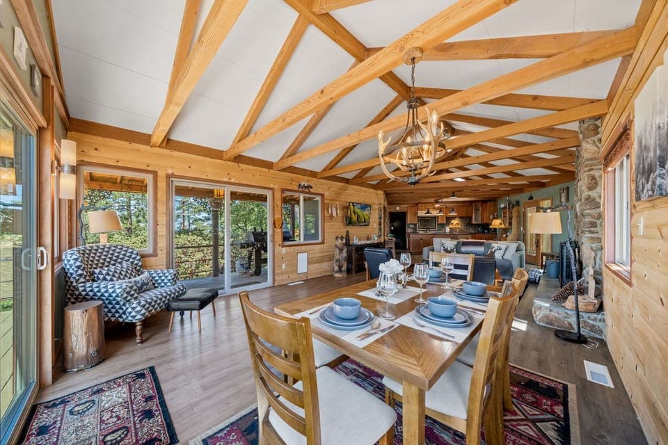 Dining and living room