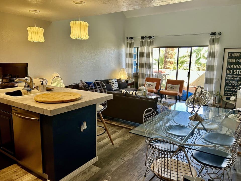 Fully Furnished! Tasteful modern design! Mid Century Modern Unit! 