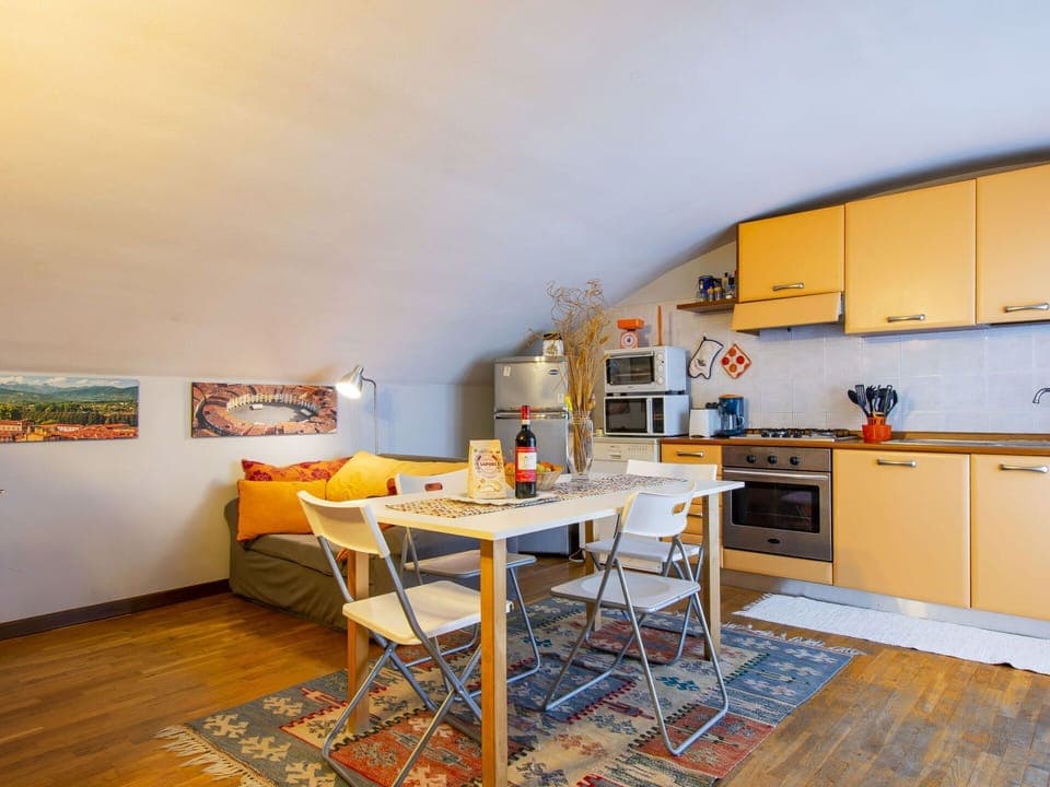 Furniture, Property, Cabinetry, Table, Countertop, Chair, Wood, Orange, Interior Design, Building