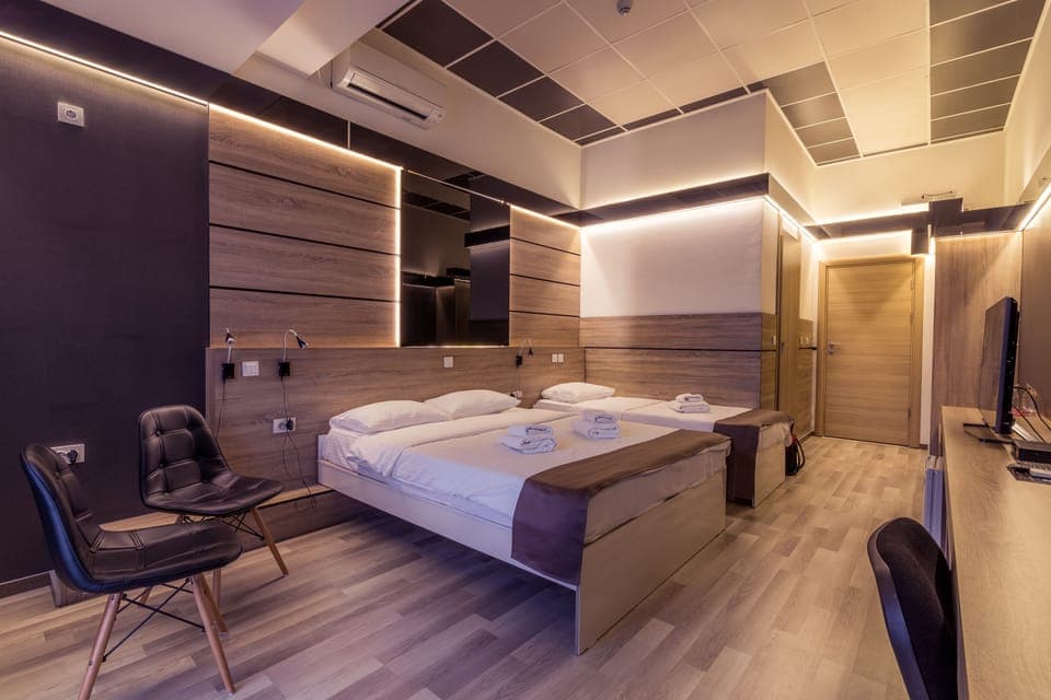 Superior Family Room, City View | Frette Italian sheets, premium bedding, memory foam beds, minibar