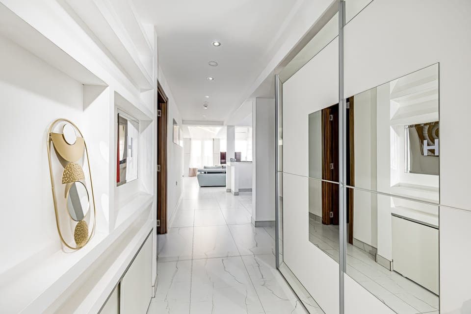 Presidential Apartment, 1 King Bed with Sofa bed | Living area | Smart TV, heated floors, printers