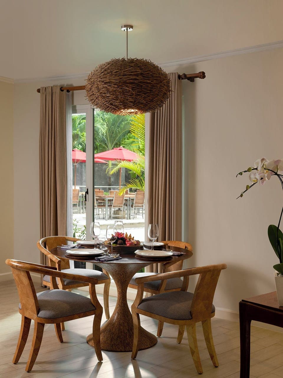 One Bedroom Apartment Suite         | Living area | LED TV, DVD player