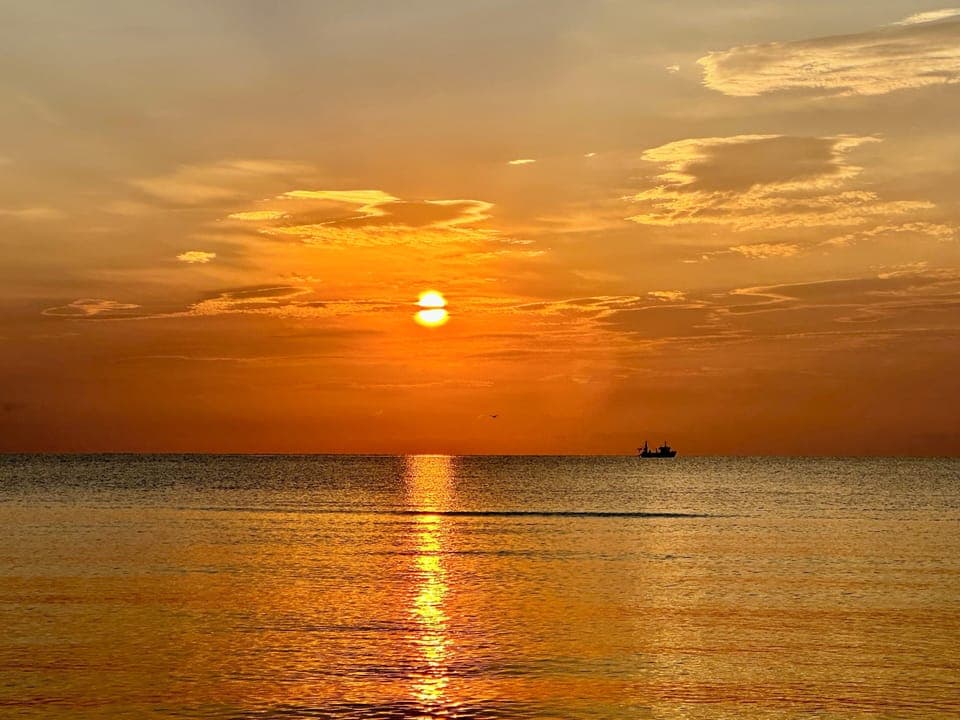 Wake up to stunning sunrises and head clearing beach walks.