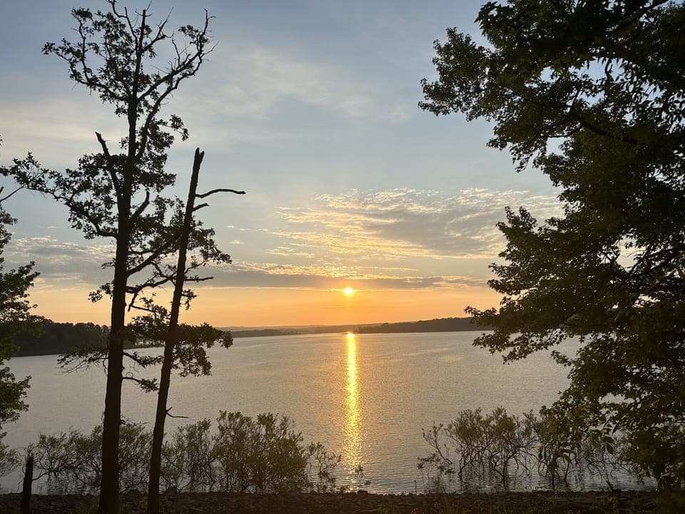 Sunrise from the shore