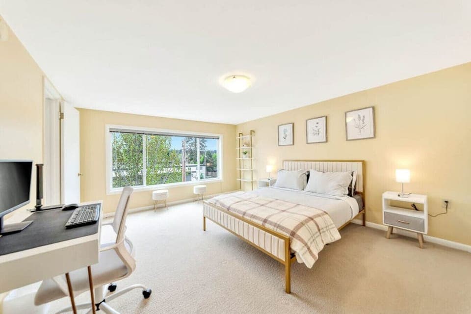 Serenity captured within four walls inside this bedroom