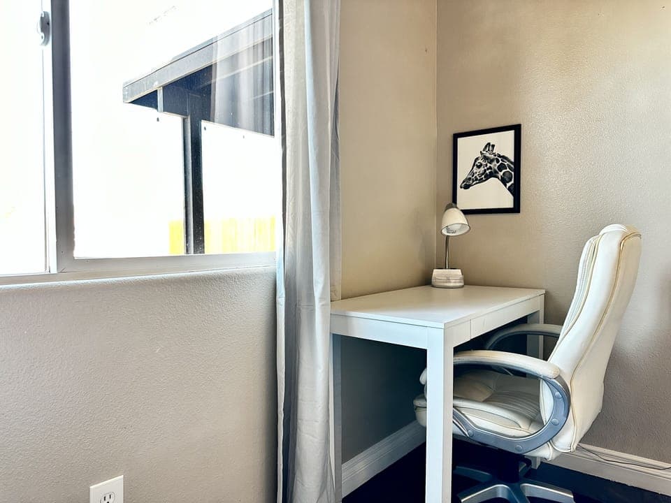 If you need to catch up on your work there is a dedicated space for that.