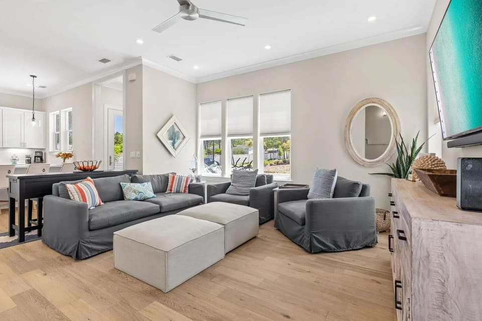 Unwind in the living room.