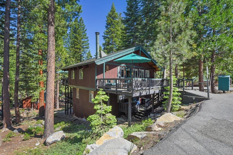 View of the cabin from outside