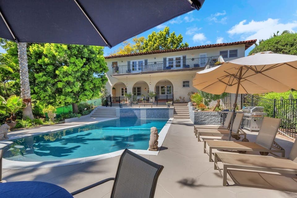 Beautiful outdoor space with plenty of seating and a pool! ​​​​​The pool area is fully fenced.