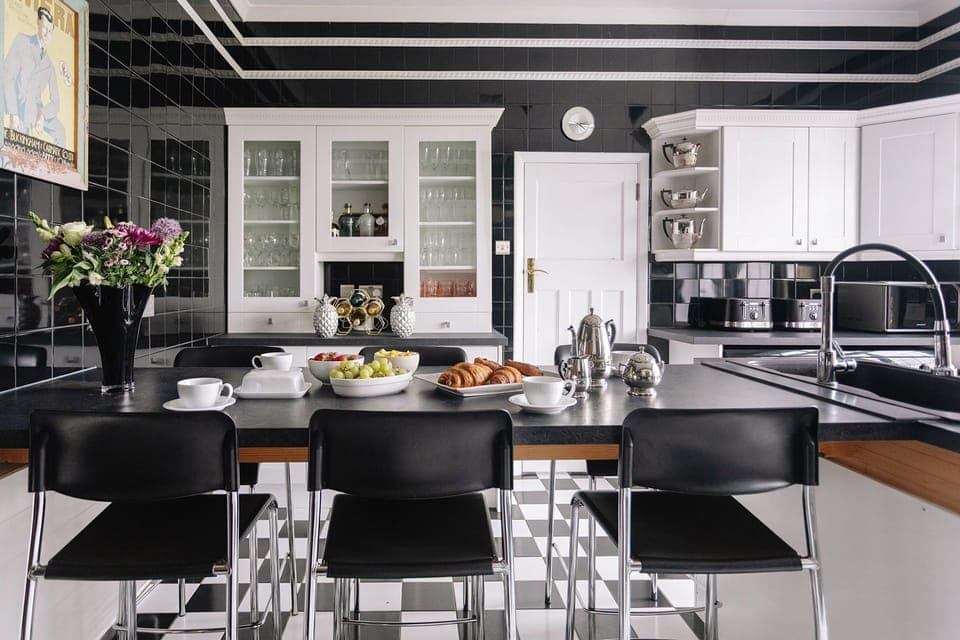 The kitchen at Christie Mansion, Isle of Wight