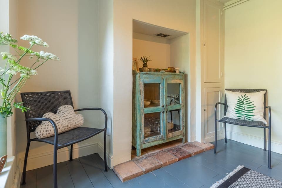 Ground floor: The dining room is spacious