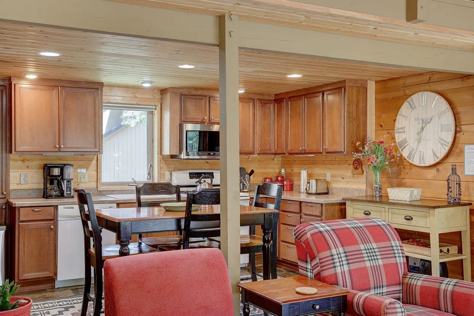 Kitchen View from Living Room