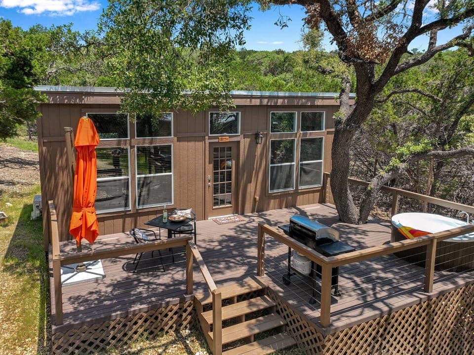 Front view and deck of Martha at the Bend