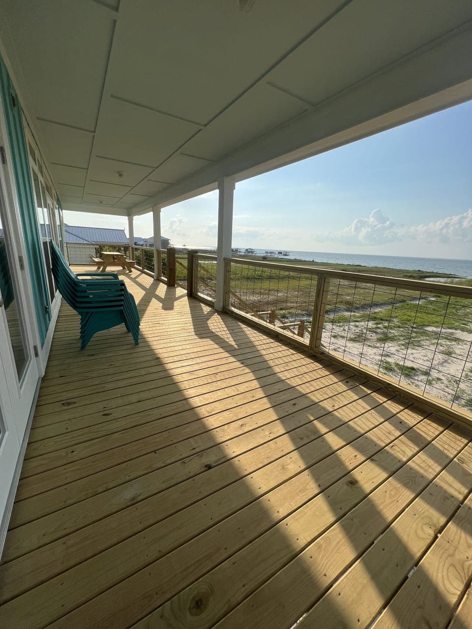 Back porch bay view