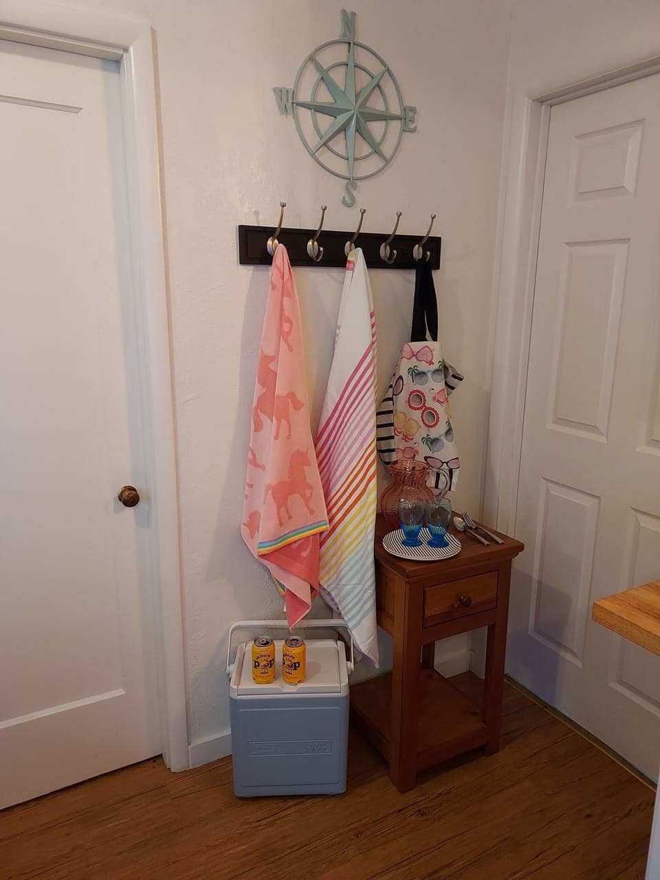 Beach towels and ice chest for a day at the Oregon Coast or the river.