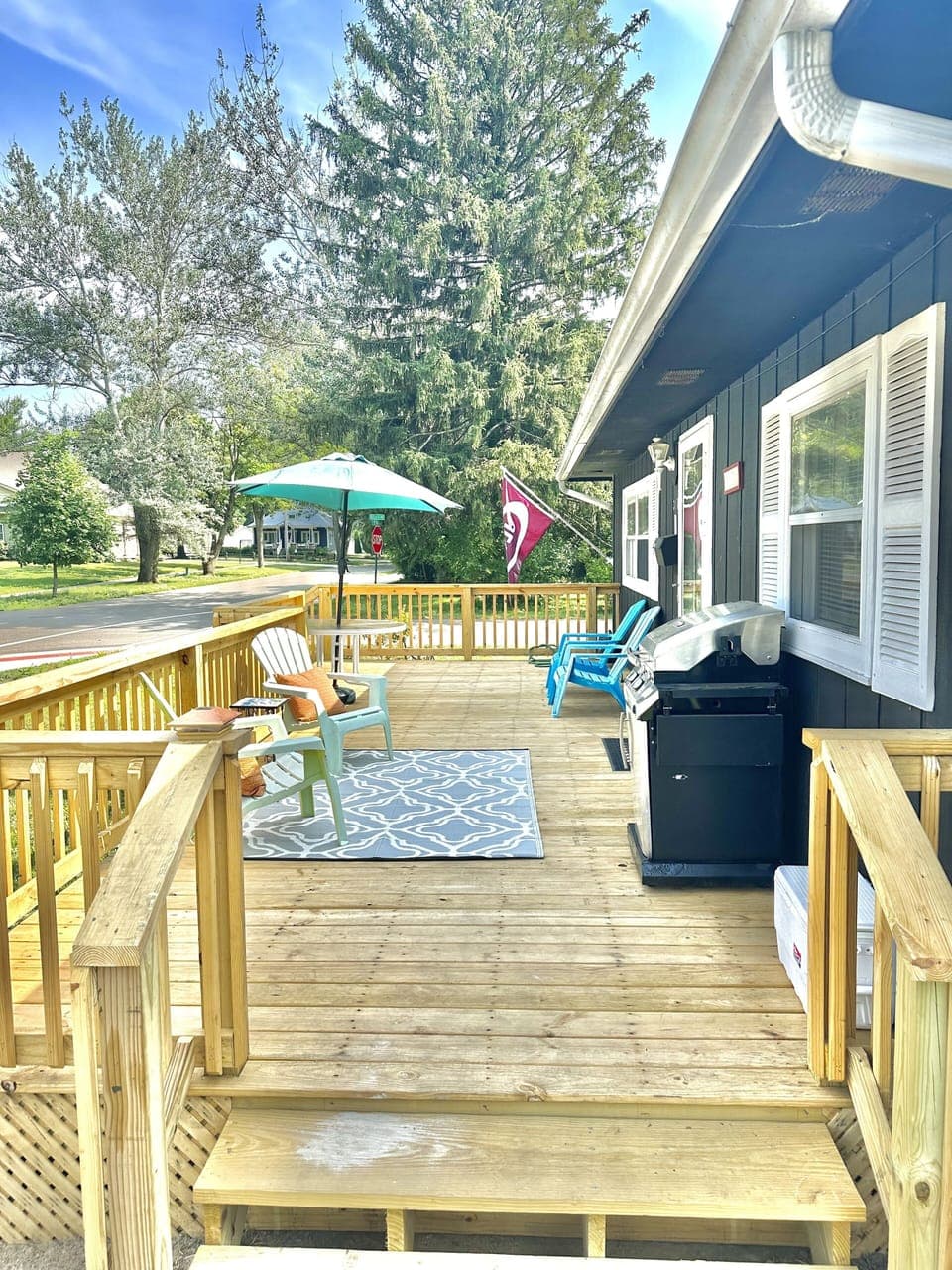 Gas grill included