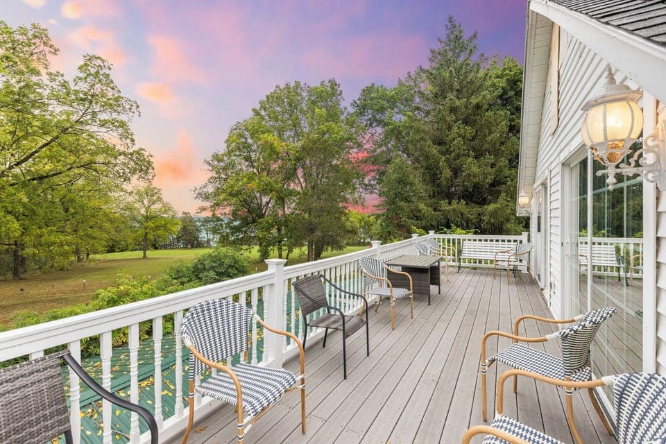 Welcome to your private lakeside paradise two spacious homes and breathtaking views that will keep you coming back!