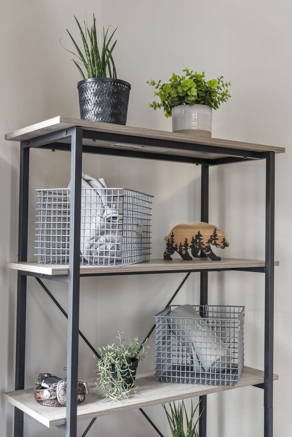 Storage, decor, throw blankets, and more. 