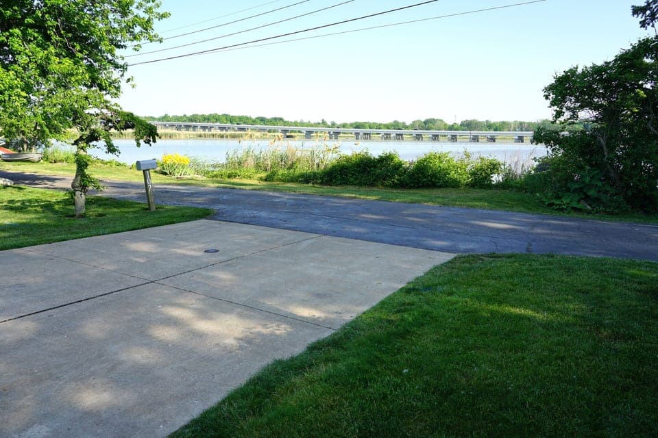 Front yard view over wetlands