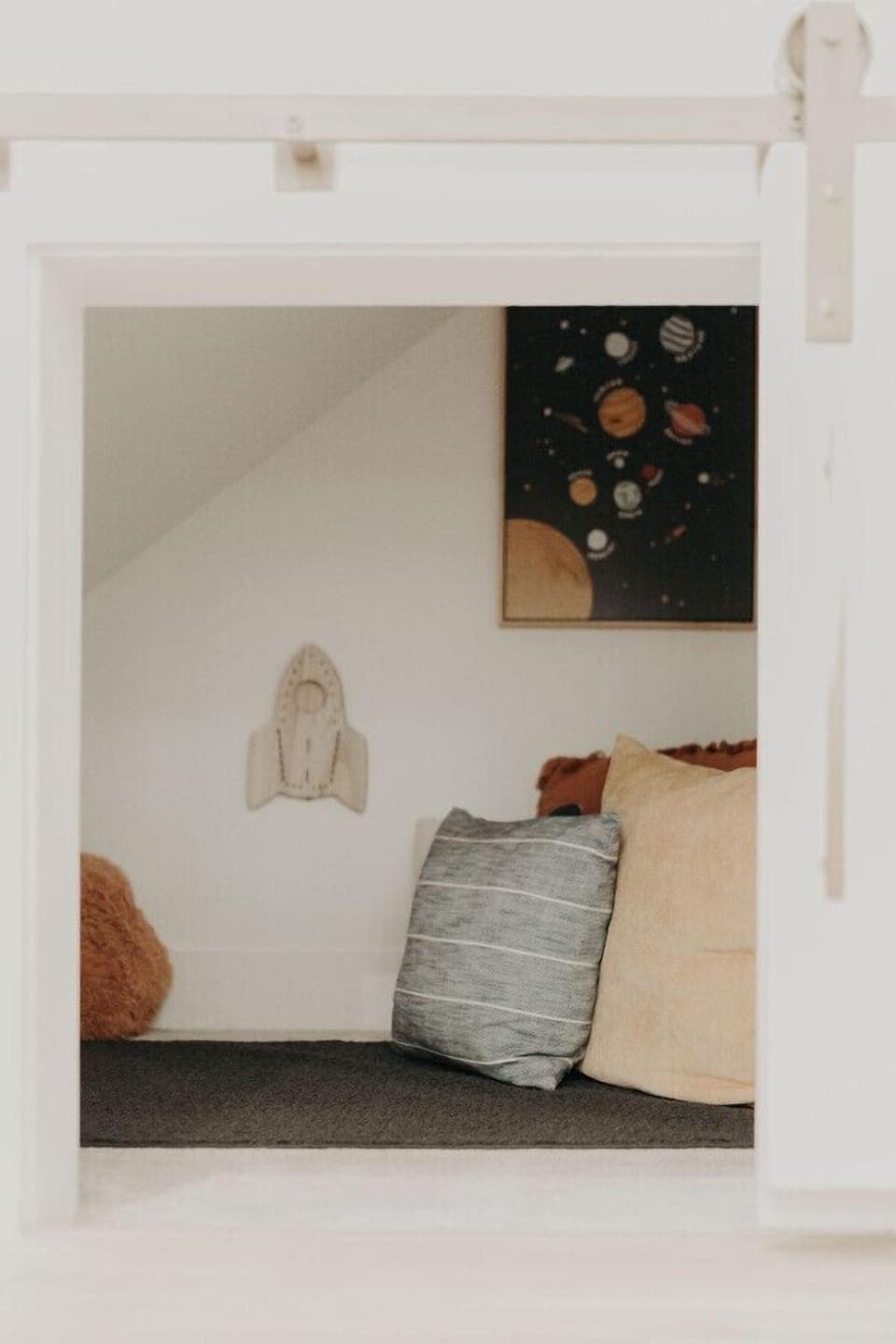 Fun under-the-stairs play nook—perfect for kids’ adventures