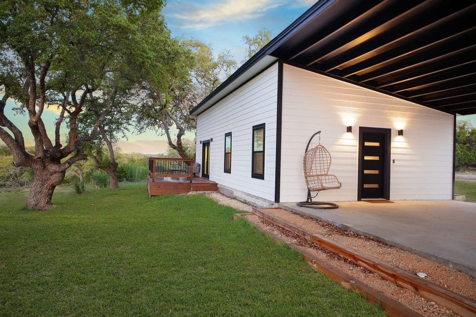 Backside of the unit with gorgeous trees and amazing views