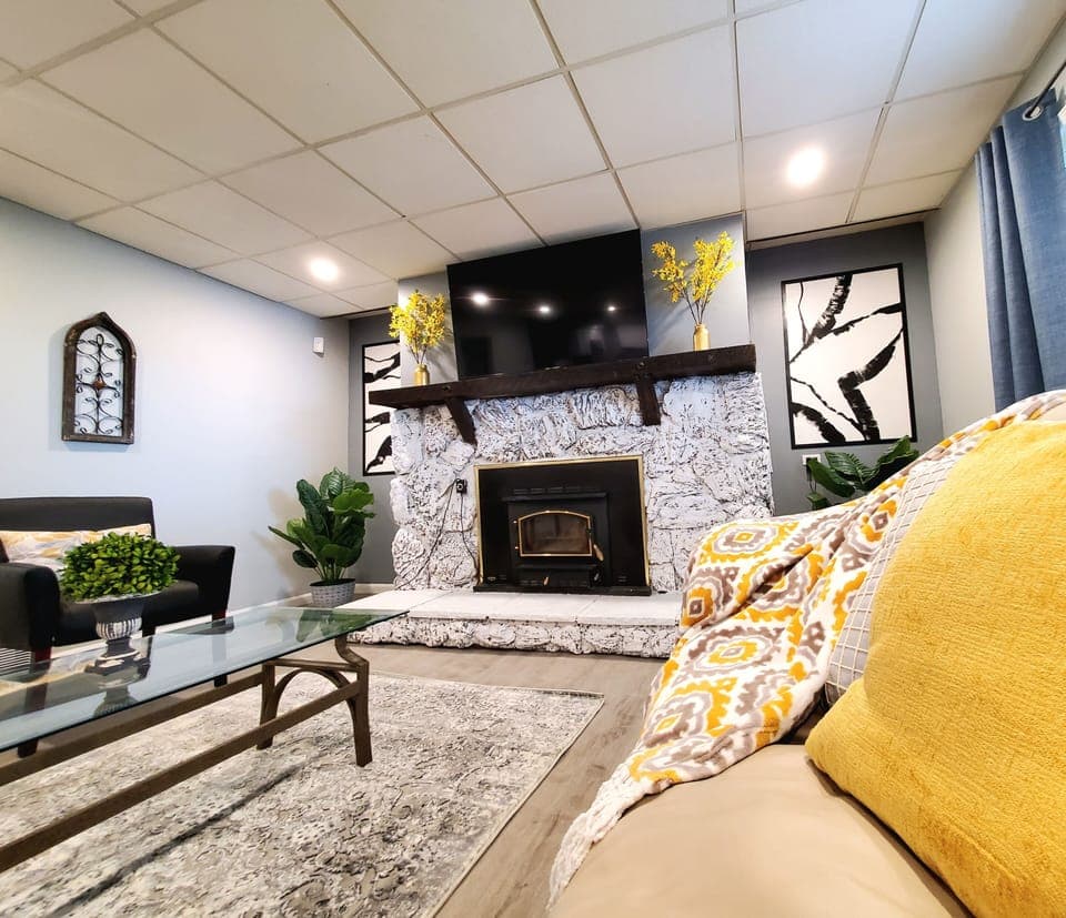 Gorgeous decor in living room