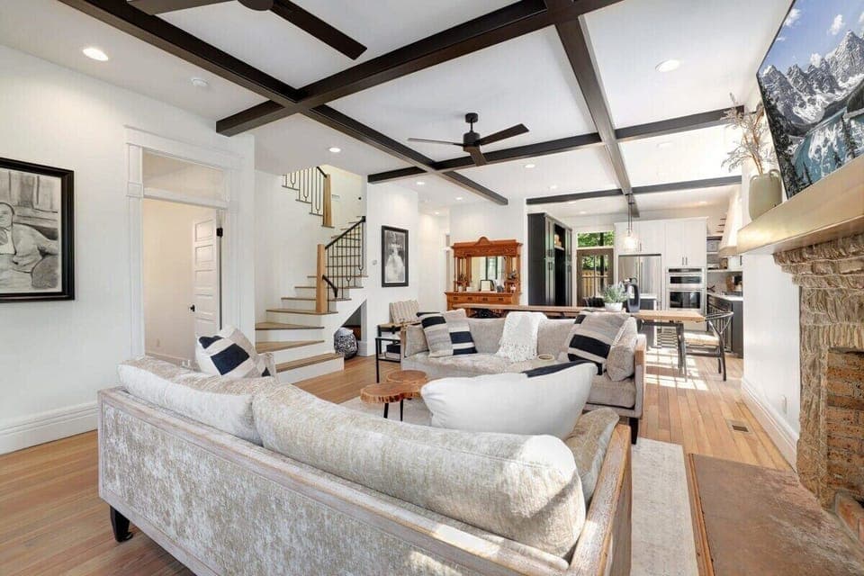 Here, you'll see our exposed iron beams, modern design and unique vintage touches.