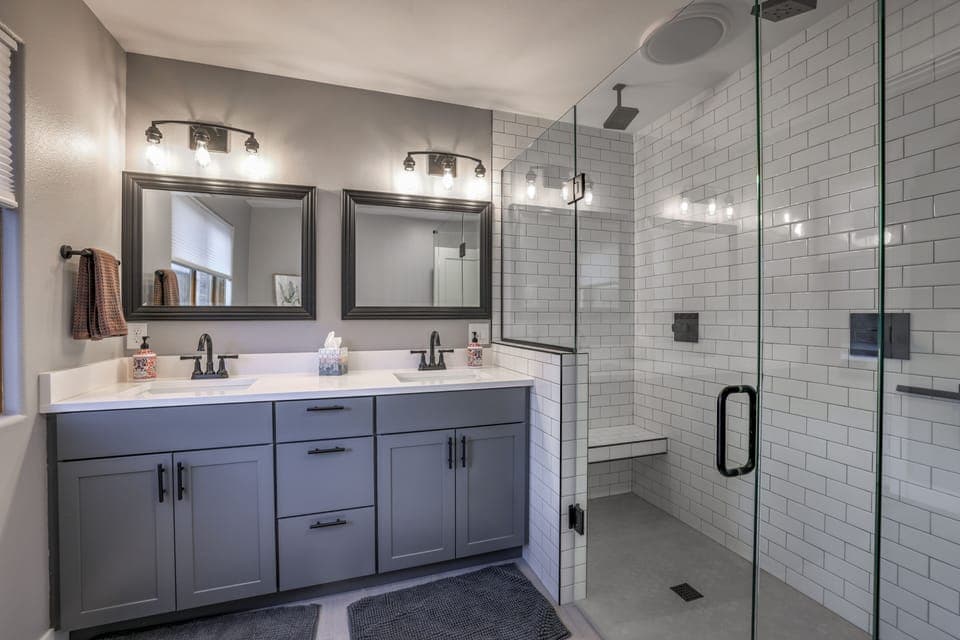 ADA accessible bathroom on 1st floor