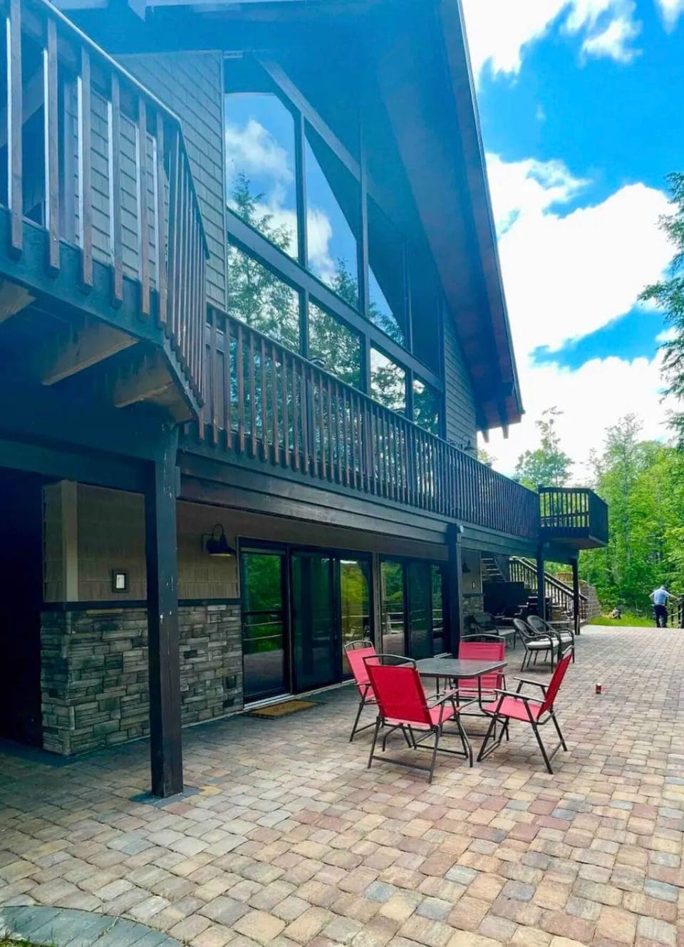 Lower Level home only. Showing your Guest suite entrance and exit.