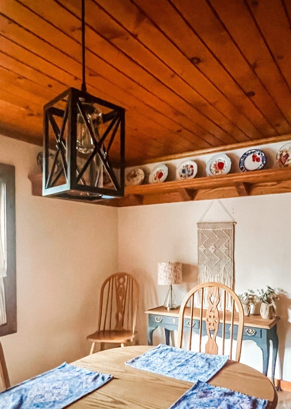 Country chic decor throughout our lovely mountain home.