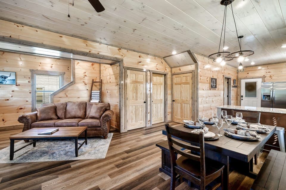 The open layout made it easy to relax and connect with friends and family.