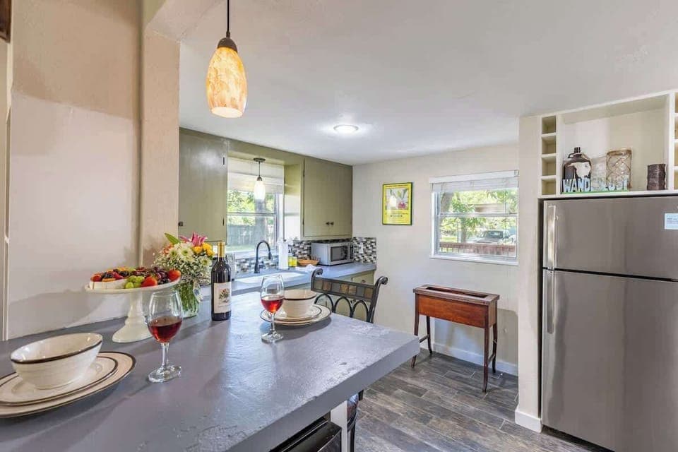 Cottage, 1 Queen Bed, Patio (413 W San - Tristian) | Private kitchen | Coffee/tea maker