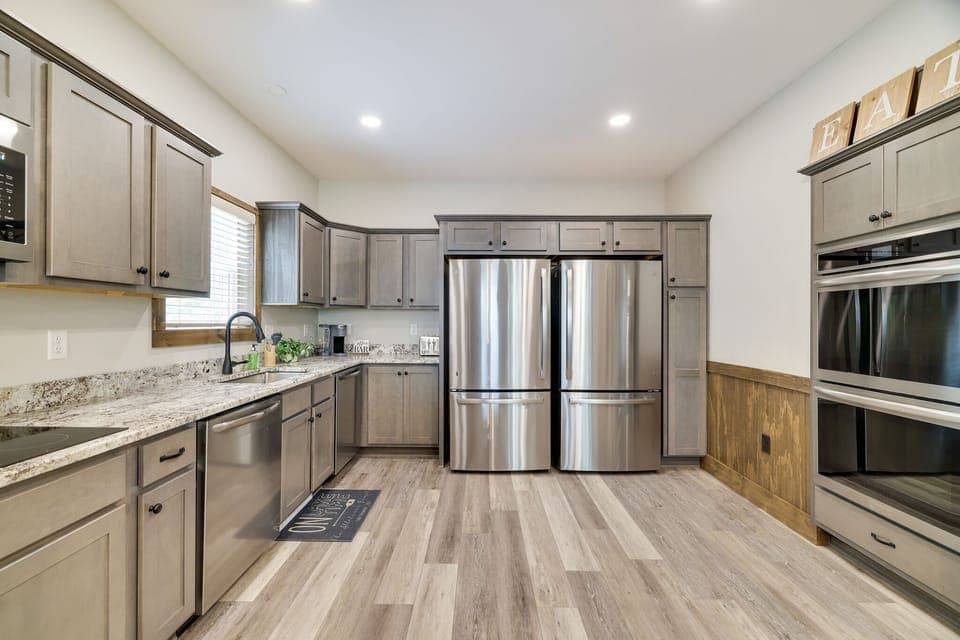 Plenty of Space!
No Bumping Into Each Other in this Spacious Kitchen.