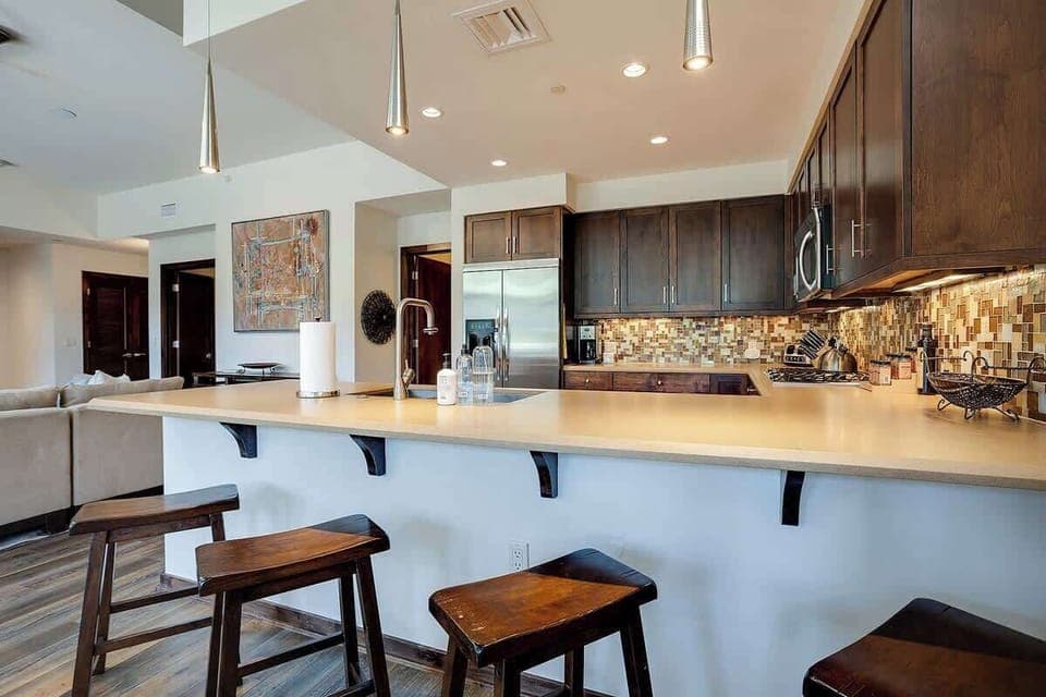 Bar-style seating