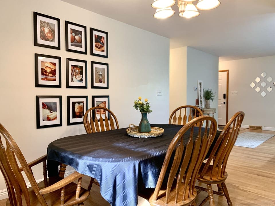 Enjoy a meal together in our dining room!! 