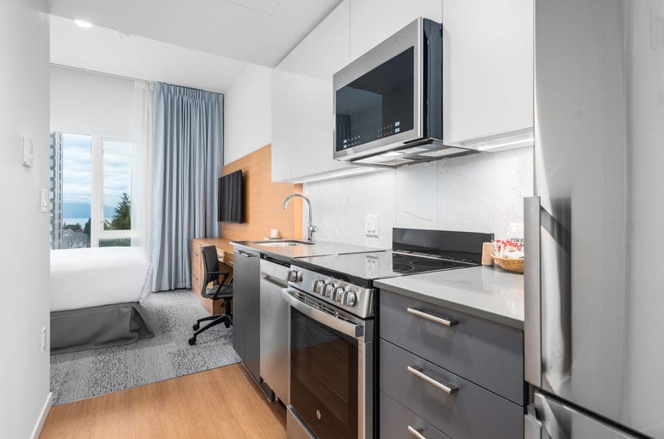 Signature Studio | Private kitchenette | Microwave, oven, stovetop, dishwasher