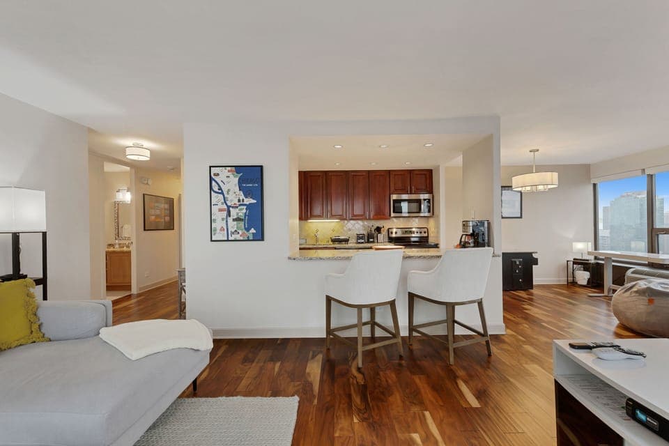 Floor, Flooring, Indoors, Hardwood, Furniture