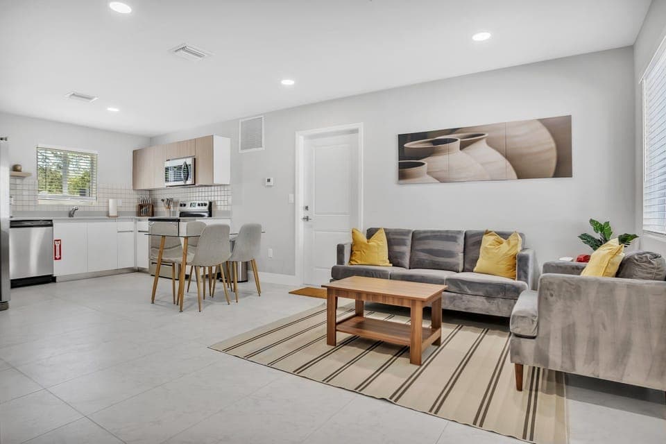 Sistrunk Shades Unit #2 Living and Dining Areas