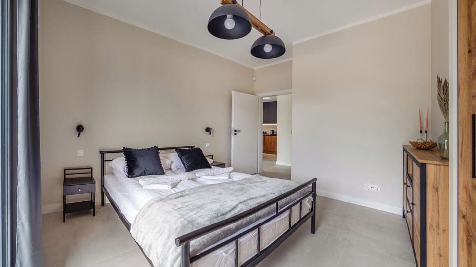 Apartment (1) | 2 bedrooms, laptop workspace, iron/ironing board, free WiFi