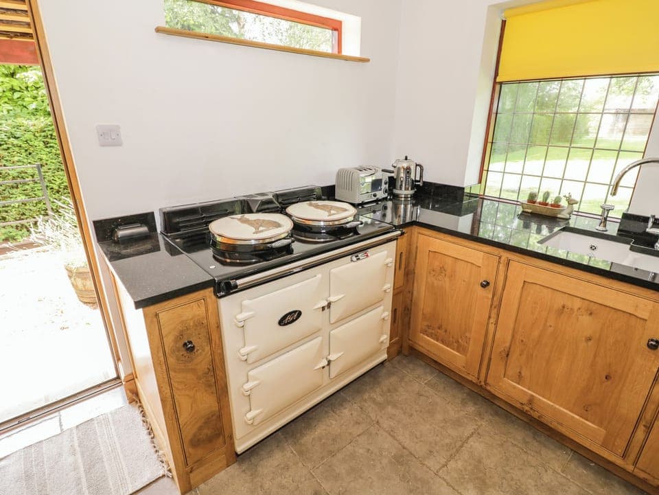 Fridge, dishwasher, electric kettle, toaster