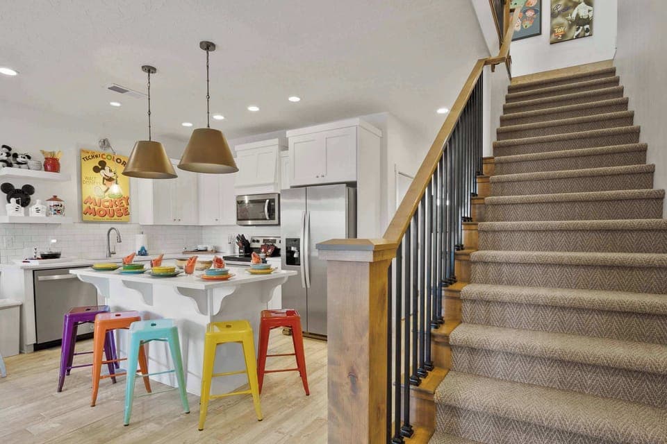 Townhome, Multiple Beds, Patio, Mountain View (Disney in the Desert) | Private kitchen | Fridge, microwave, oven, stovetop